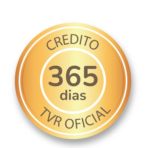 Crédito de IPTV e P2P (365 Dias)